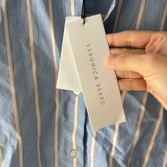 Veronica Beard CHELSEA STRIPED TUNIC NWT Sz 0‎ - Picture 9 of 9